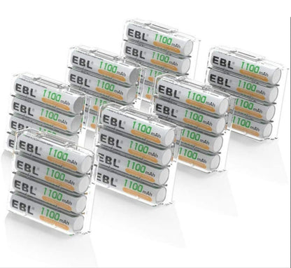 EBL AAA polnilne baterije 1.2V 1100 mAh – Ni-MH (8 kosov)