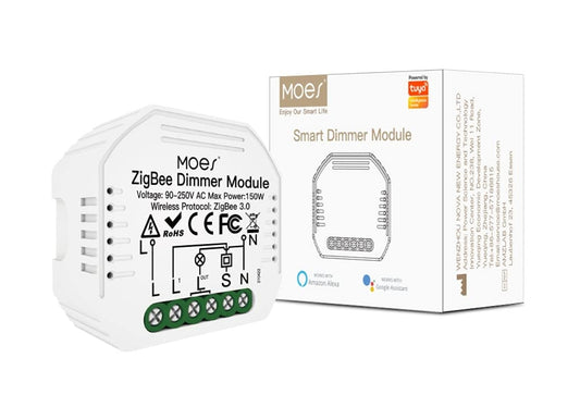 ⚡ MOES MS-105 ZigBee Dimmer Module – pametni zatemnilni modul