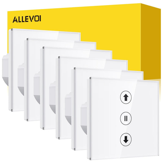 ⚡ ALLEVOI Smart WiFi stikala za rolete – komplet 6 kosov